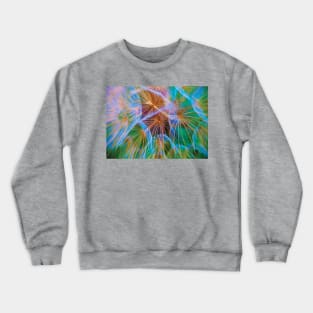 'Parachute Time' - seedhead close-up Crewneck Sweatshirt